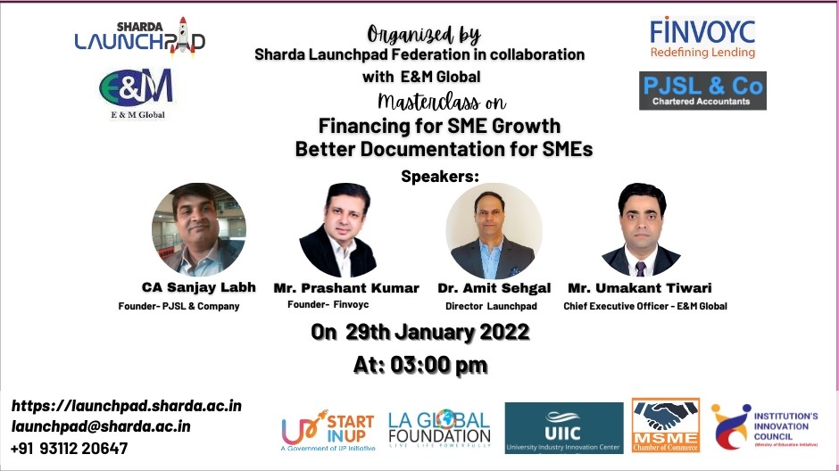 Masterclass on Financing for SME Growth Better Documentation