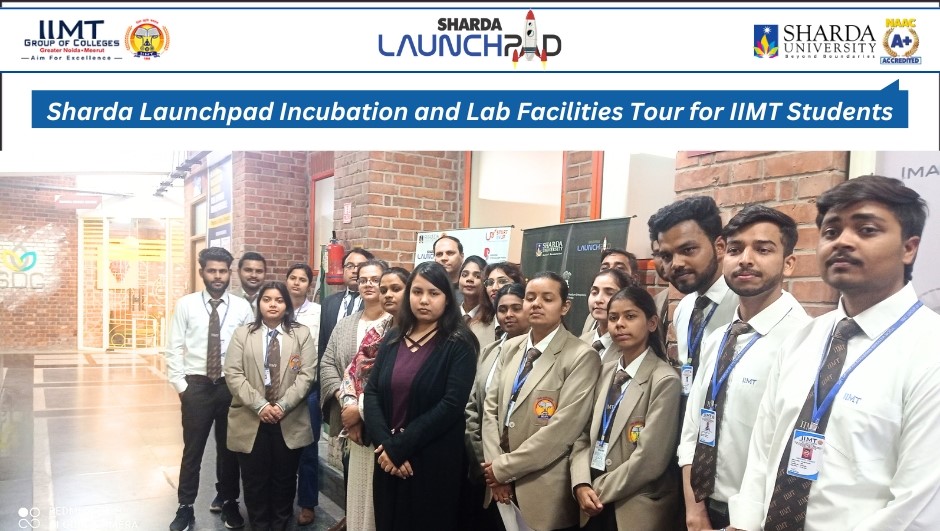 IIMT Students visit to Incubation Facilities and Labs