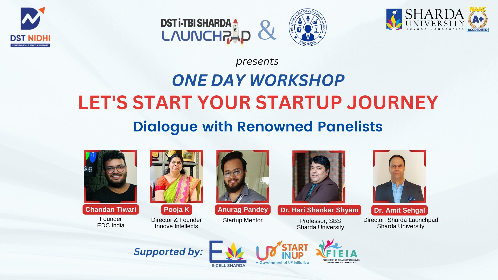 One Day Workshop on Let's Start Your Startup Journey