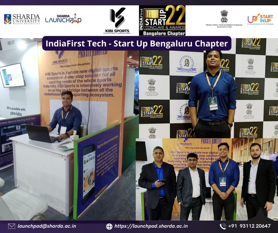 KIBI SPORTS at India First Tech Startup Bengaluru Chapter