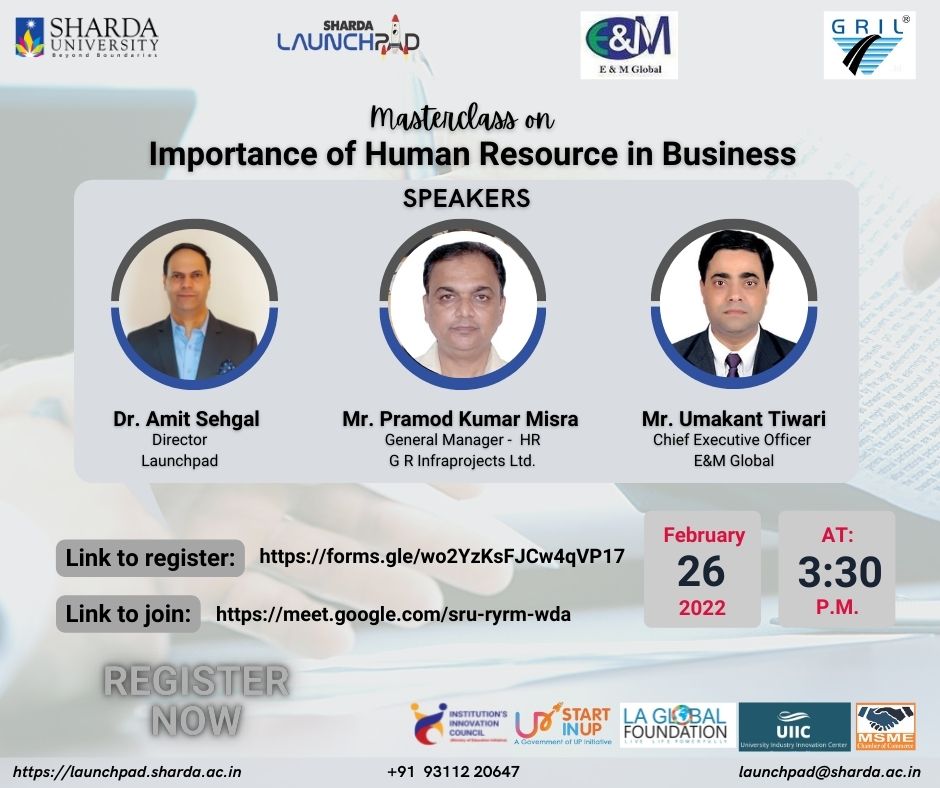 Masterclass on Importance of HR in Business