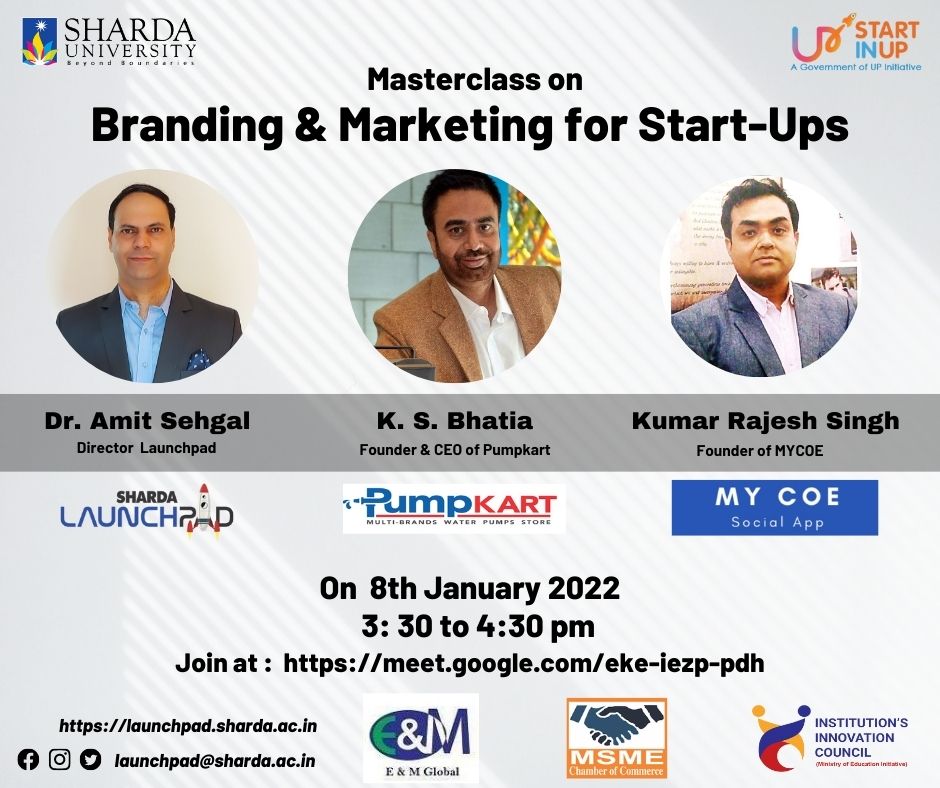 Masterclass on Branding & Marketing for start-ups