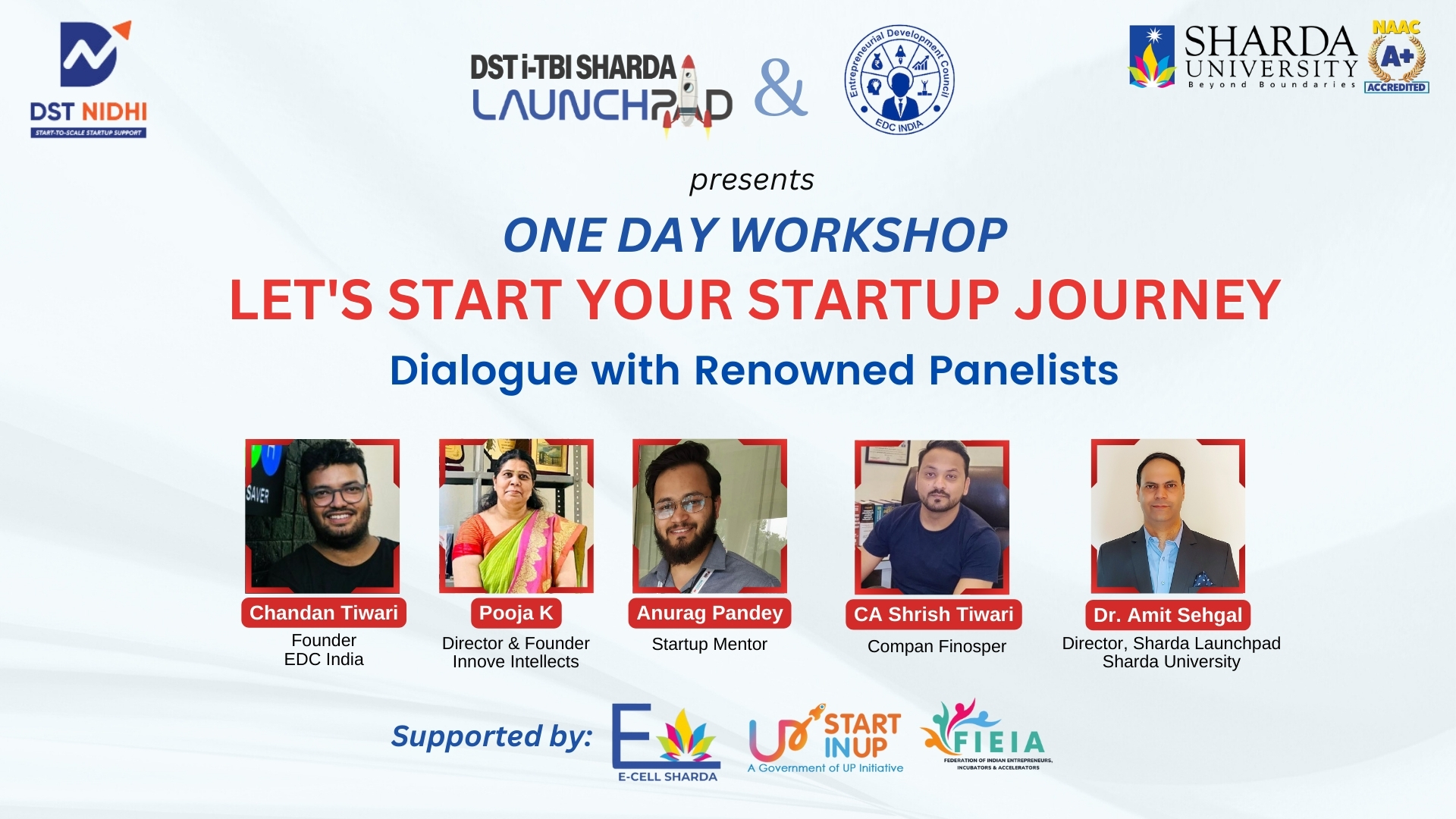 One Day Workshop on Let's Start Your Startup Journey
