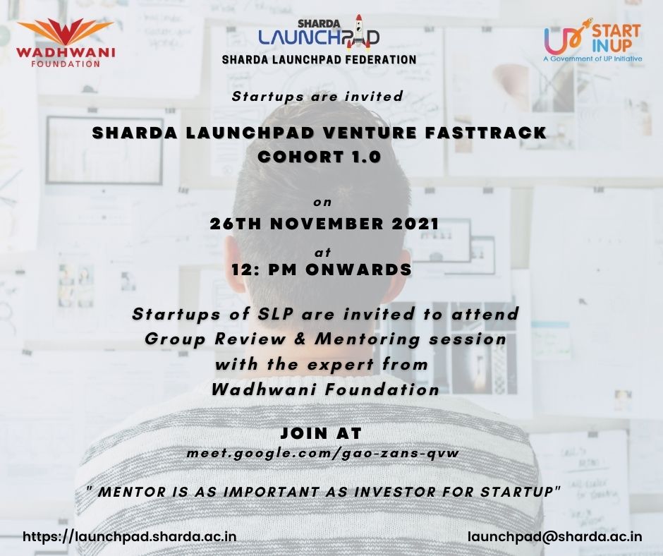 Sharda launchpad venture fast-track cohort 1.0